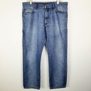 ZZEGNA- Ermenegildo Zegna- Mens 37.5” x 29” Straight Blue Denim Jeans